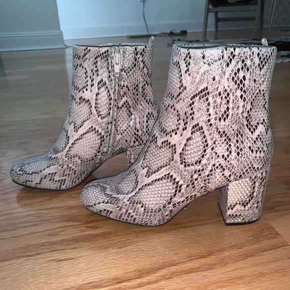 Jeffrey Campbell Shoes - Snakeskin Ankle Boots